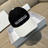 Balenciaga New Fashion Versatile Embroidered Logo Contrast Baseball Hat
