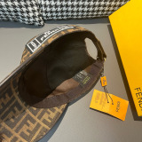 Fendi New Retro Double F Jacquard Versatile Baseball Hat