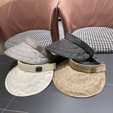Balenciaga Retro Large Brimmed Sky Top Sunscreen Hat Sunscreen Hat
