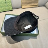 Gucci New Classic Couple Embroidered Logo Versatile Baseball Hat