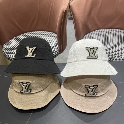 Louis Vuitton Fashion Versatile Bow Fisherman's Hat
