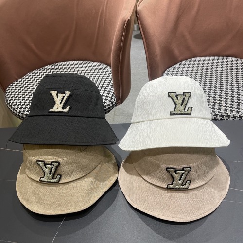 Louis Vuitton Fashion Versatile Bow Fisherman's Hat