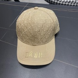 Dior New Fashion Embroidered Logo Baseball Hat Versatile Duck Tongue Hat