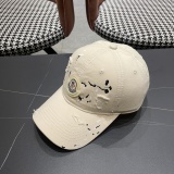 Moncler Classic Personalized Punch Baseball Hat Unisex Versatile Duck Tongue Hat