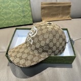 Gucci New Classic Couple Embroidered Logo Versatile Baseball Hat
