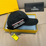 Fendi New Retro Double F Jacquard Versatile Baseball Hat