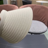 Moncler Fashion Empty Top Straw Hat Sunshade Hat Sunscreen Straw Hat