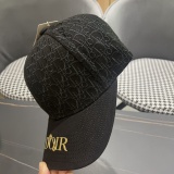 Dior New Fashion Embroidered Logo Baseball Hat Versatile Duck Tongue Hat