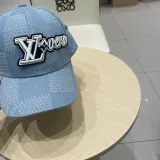 Louis Vuitton Embroidered Logo Chessboard Baseball Hat Versatile Duck Tongue Hat