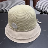 Moncler Elegant Butterfly Festival Straw Hat Sunscreen Hat Sunscreen Hat