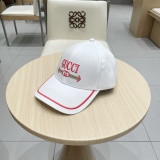 Gucci Classic Embroidered Logo Baseball Hat Couple Versatile Duck Tongue Hat