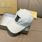 Burberry New Classic 3D Embroidered Logo Versatile Baseball Hat