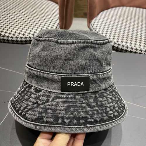 Prada Classic Washed Cowboy Fisherman's Hat Sunshade Cap