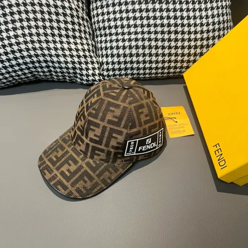 Fendi New Retro Double F Jacquard Versatile Baseball Hat