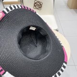 Gucci New Foldable Large Brimmed Straw Hat Beach Hat Sunshade Hat