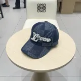 Louis Vuitton Embroidered Logo Chessboard Baseball Hat Versatile Duck Tongue Hat