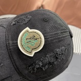 Moncler New High Street Hole Baseball Hat Versatile Duck Tongue Hat