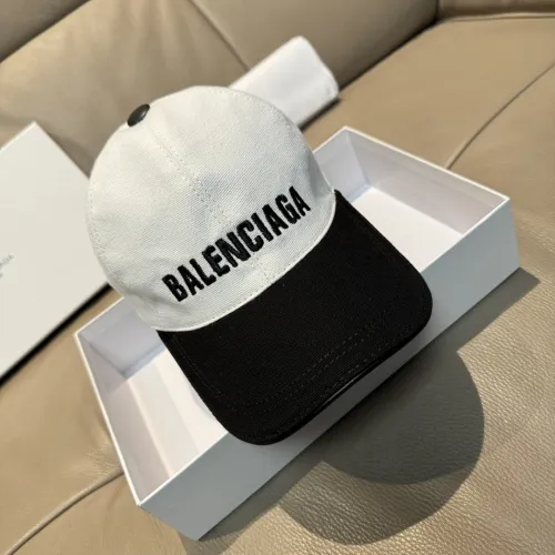 Balenciaga New Fashion Versatile Embroidered Logo Contrast Baseball Hat