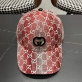 Gucci Retro GG Duck Tongue Hat Couple Horseneck Button Baseball Hat