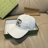 Gucci New Classic Couple Embroidered Logo Versatile Baseball Hat