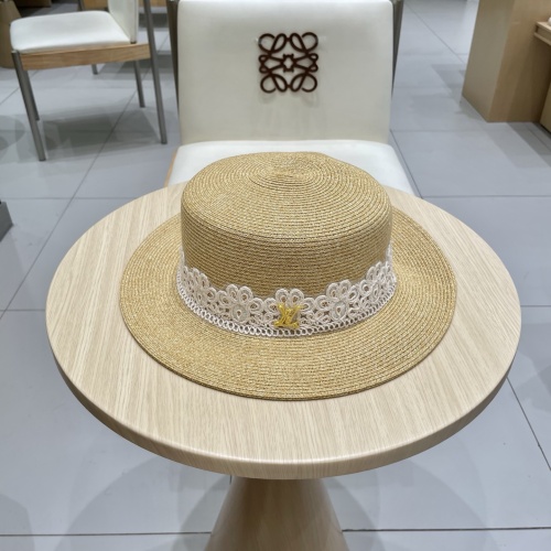 Louis Vuitton New Fashion Elegant Straw Woven Pot Hat