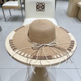 Gucci New Foldable Large Brimmed Straw Hat Beach Hat Sunshade Hat