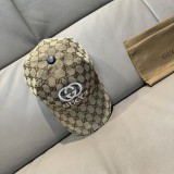 Gucci New Classic Couple Embroidered Logo Versatile Baseball Hat