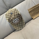 Gucci New Classic Couple Embroidered Logo Versatile Baseball Hat