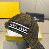 Fendi New Retro Double F Jacquard Versatile Baseball Hat
