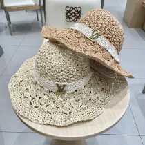 Louis Vuitton Fashion Summer Vacation Style Straw Hat