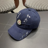 Moncler Classic Personalized Punch Baseball Hat Unisex Versatile Duck Tongue Hat