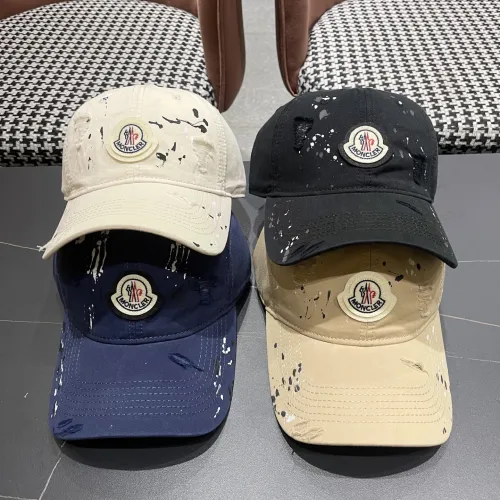 Moncler Classic Personalized Punch Baseball Hat Unisex Versatile Duck Tongue Hat