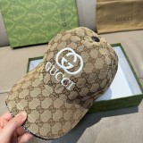 Gucci New Classic Couple Embroidered Logo Versatile Baseball Hat