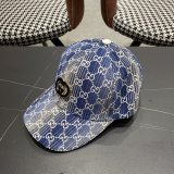 Gucci Retro GG Duck Tongue Hat Couple Horseneck Button Baseball Hat