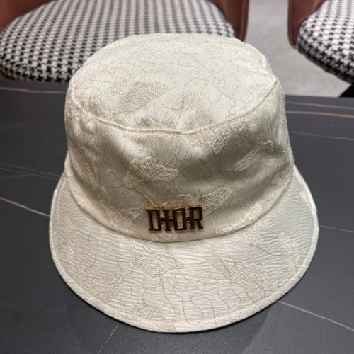 Dior New Fashionable and Elegant Embroidered Fisherman's Hat