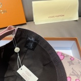 Louis Vuitton New Fashion Logo Cherry Blossom Print Baseball Hat Couple Versatile Duck Tongue Hat