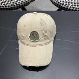 Moncler New High Street Hole Baseball Hat Versatile Duck Tongue Hat