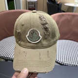 Moncler New High Street Hole Baseball Hat Versatile Duck Tongue Hat