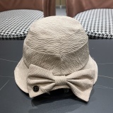 Louis Vuitton Fashion Versatile Bow Fisherman's Hat