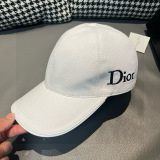 Dior New Classic Versatile Embroidered Logo Baseball Hat