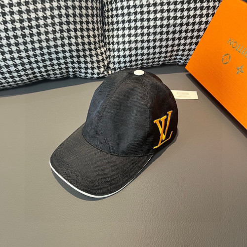 Louis Vuitton New Classic Checkerboard Embroidered Logo Versatile Baseball Hat