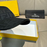 Fendi New Retro Double F Jacquard Versatile Baseball Hat