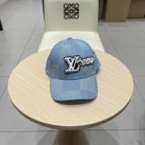 Louis Vuitton Embroidered Logo Chessboard Baseball Hat Versatile Duck Tongue Hat
