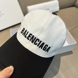 Balenciaga New Fashion Versatile Embroidered Logo Contrast Baseball Hat