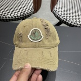 Moncler New High Street Hole Baseball Hat Versatile Duck Tongue Hat