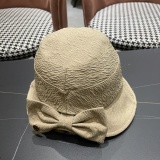Louis Vuitton Fashion Versatile Bow Fisherman's Hat