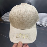 Dior New Fashion Embroidered Logo Baseball Hat Versatile Duck Tongue Hat