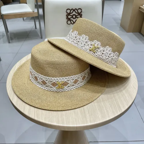 Louis Vuitton New Fashion Elegant Straw Woven Pot Hat