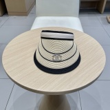 Chanel New Empty Top Hat Women's Color blocked Hair Hoop Hat