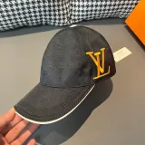 Louis Vuitton New Classic Checkerboard Embroidered Logo Versatile Baseball Hat